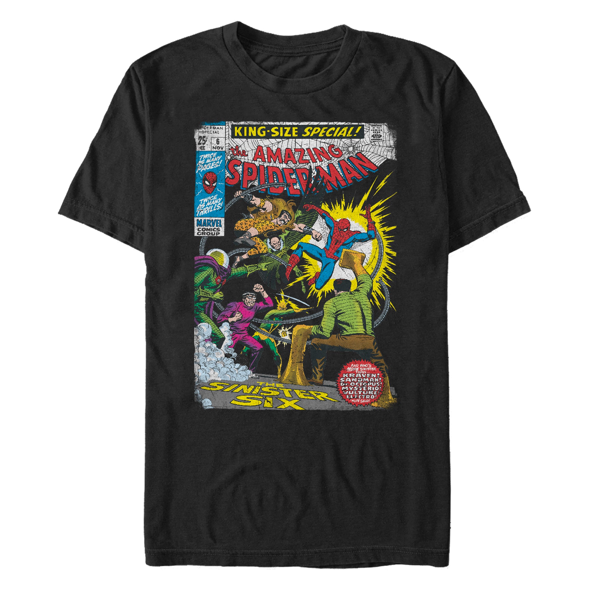 Men's Marvel Sinister 6 Comic T-Shirt